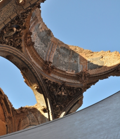 Próba Teatru ZAR w ruinach klasztoru San Augustin - miejscu prezentacji 