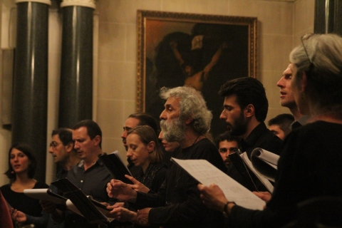 Koncert w katedrze ormiańskiej w Paryżu. Fot. Kuba Tabisz